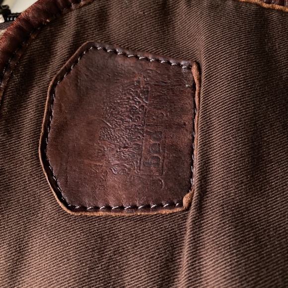 Bed Stu Brown Canvas Messenger Bag - Picture 3 of 8